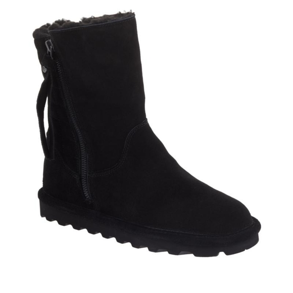Bearpaw Lindsay Suede Quilted Boot With 